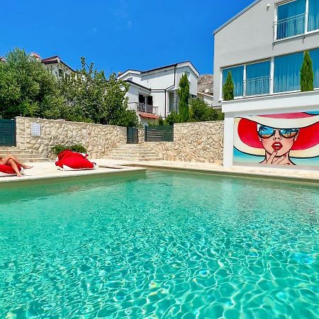 Apartment Baska Mit Poolarea - Krk, Kroatien Екстериор снимка